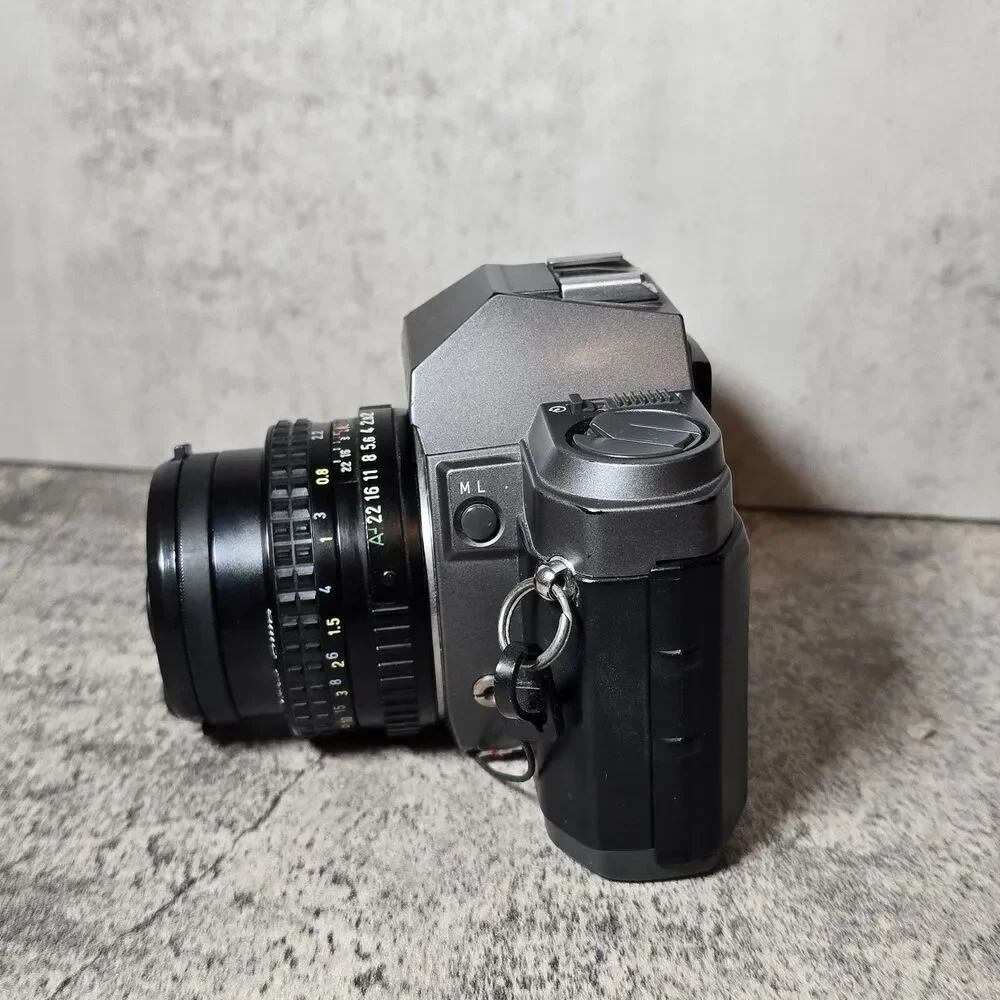 Pentax P30T Film Camera with 50mm Pentax Lens F2 SMC-A Lens * Untested For Parts
